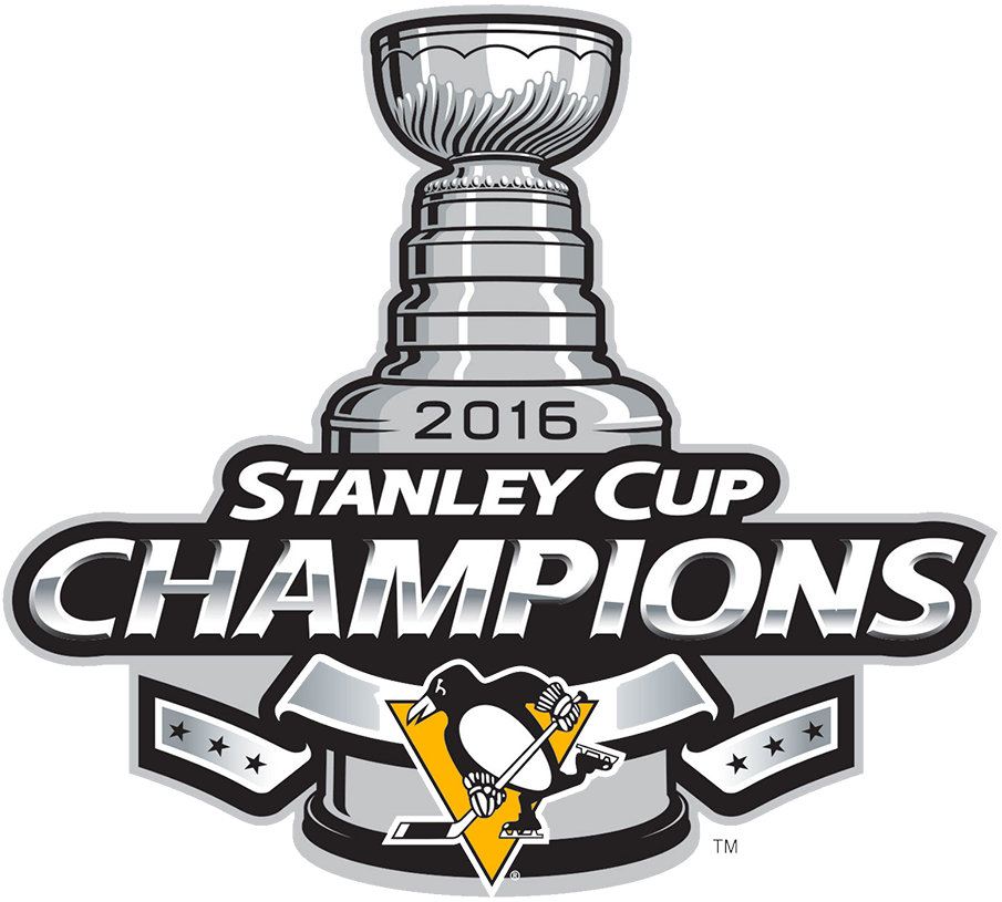 Pittsburgh Penguins 2016 Champion Logo iron on transfers for fabric